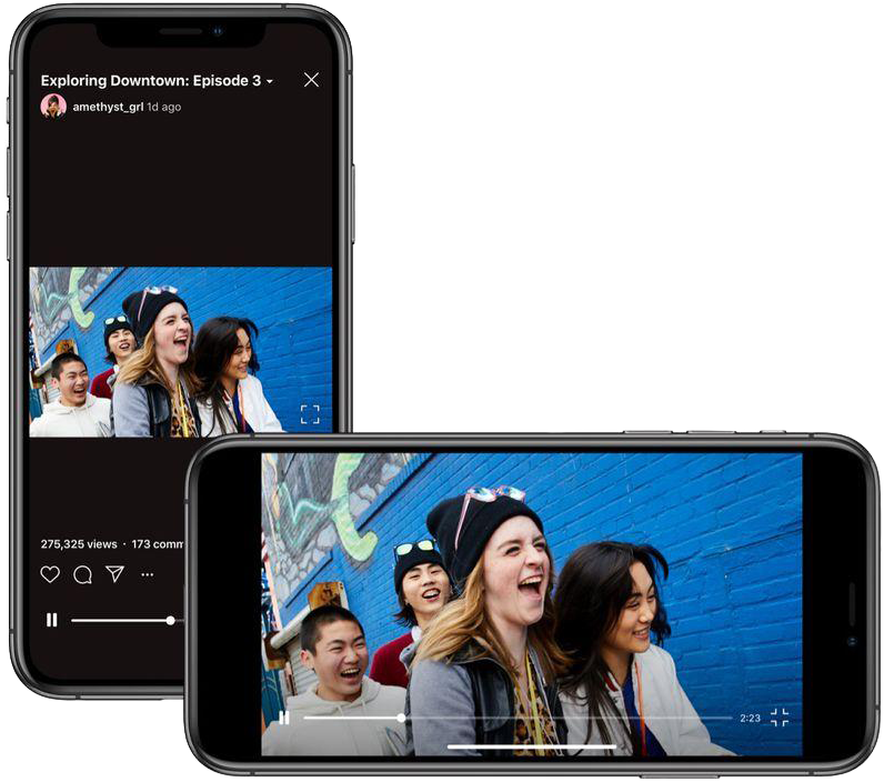 instagram tv screenshot