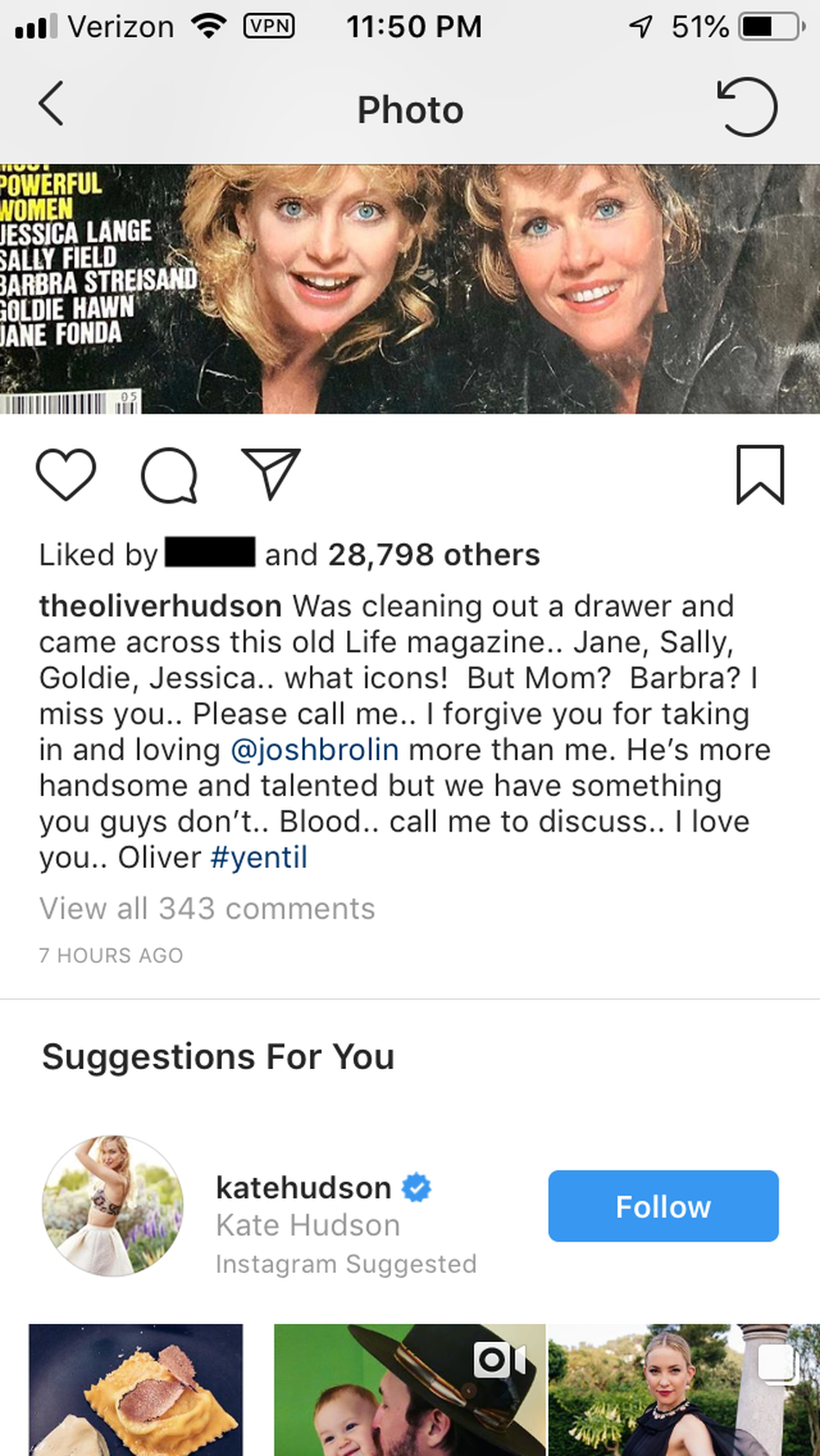 Instagram Suggested for you