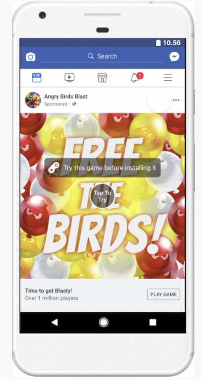 Facebook Playable Ads